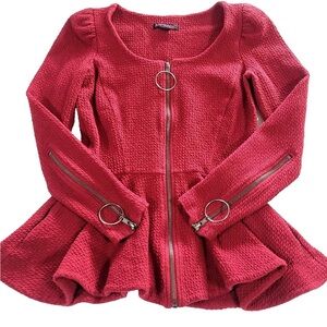 Betsey Johnson Peplum Jacket
